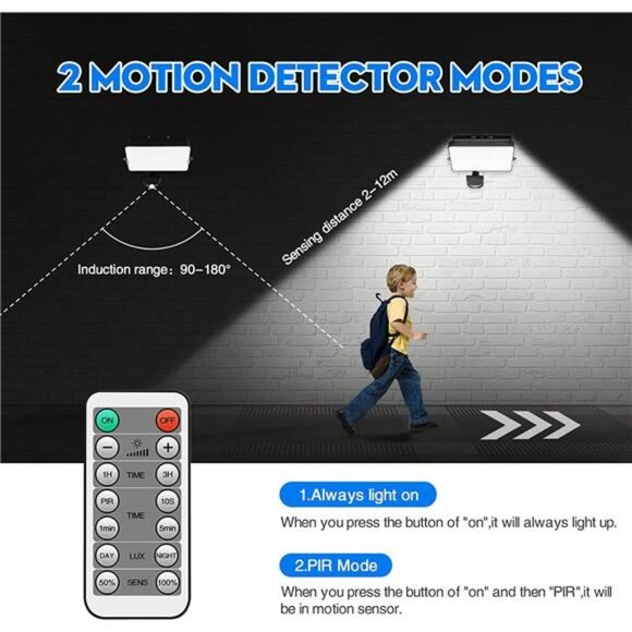 Plug in Motion Sensor Outdoor Floodlights 50W 5000LM LED Flood Lights - Picture 3 of 6